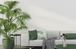 Rośliny w minimalistycznych wnętrzach