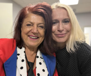 Urszula Dudziak wyściskała Agę Zaryan na Greenpoint Jazz Festival