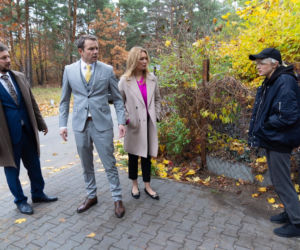 Barwy szczęścia odc. 2593. Karolina (Marta Dąbrowska), Rafał Zaborski (Wojciech Solarz), Bruno (Lesław Żurek), Ada (Kamila Janik)