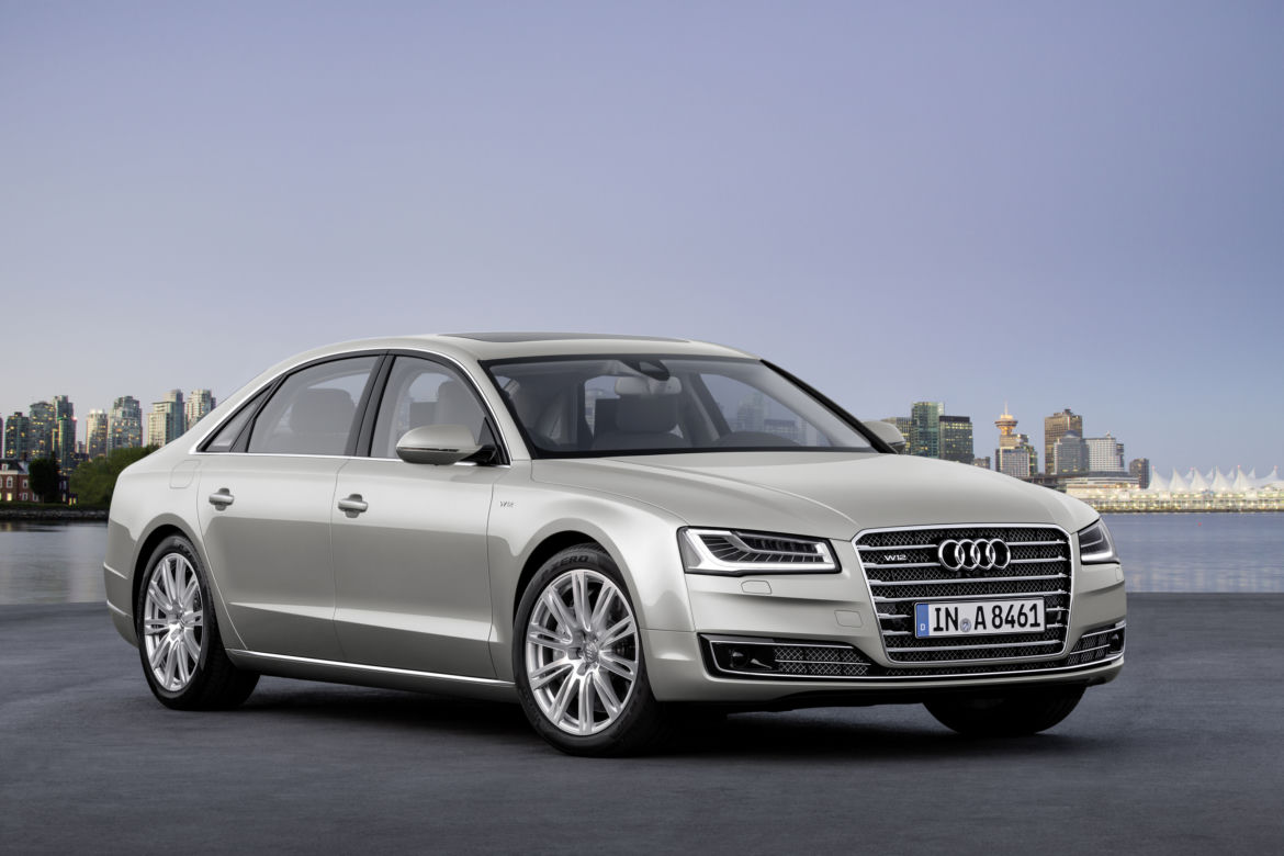 Audi A8 L W12 lifting 2014
