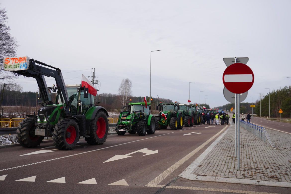 Protest rolników w Podlaskiem. Ciągniki blokują drogi w całym województwie! 