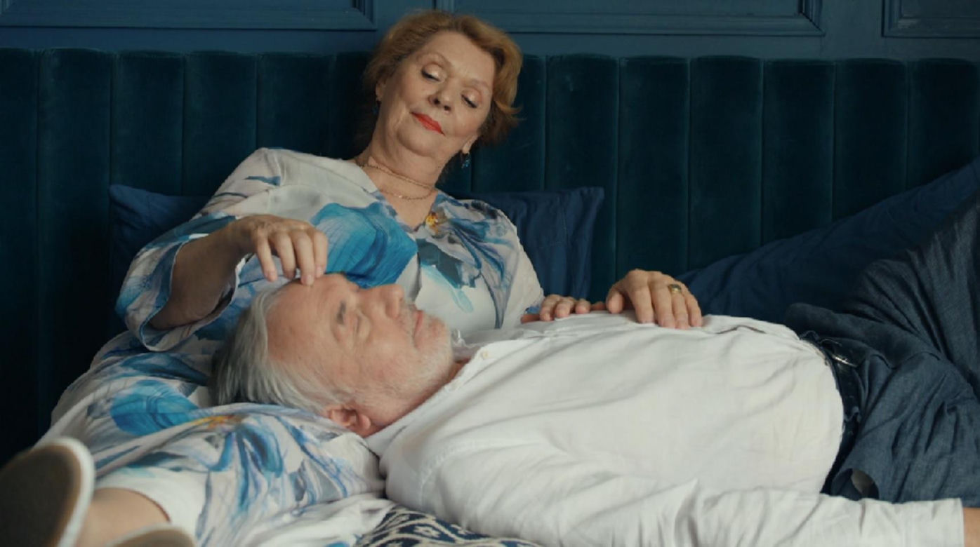 Barwy szczęścia, odcinek 3121. Józefina (Elżbieta Jarosik), Andrzej (Leon Charewicz)