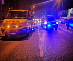 Wypadek ul. Skłodowskiej-Curie (na wysokości Gajowej) w Bydgoszczy 