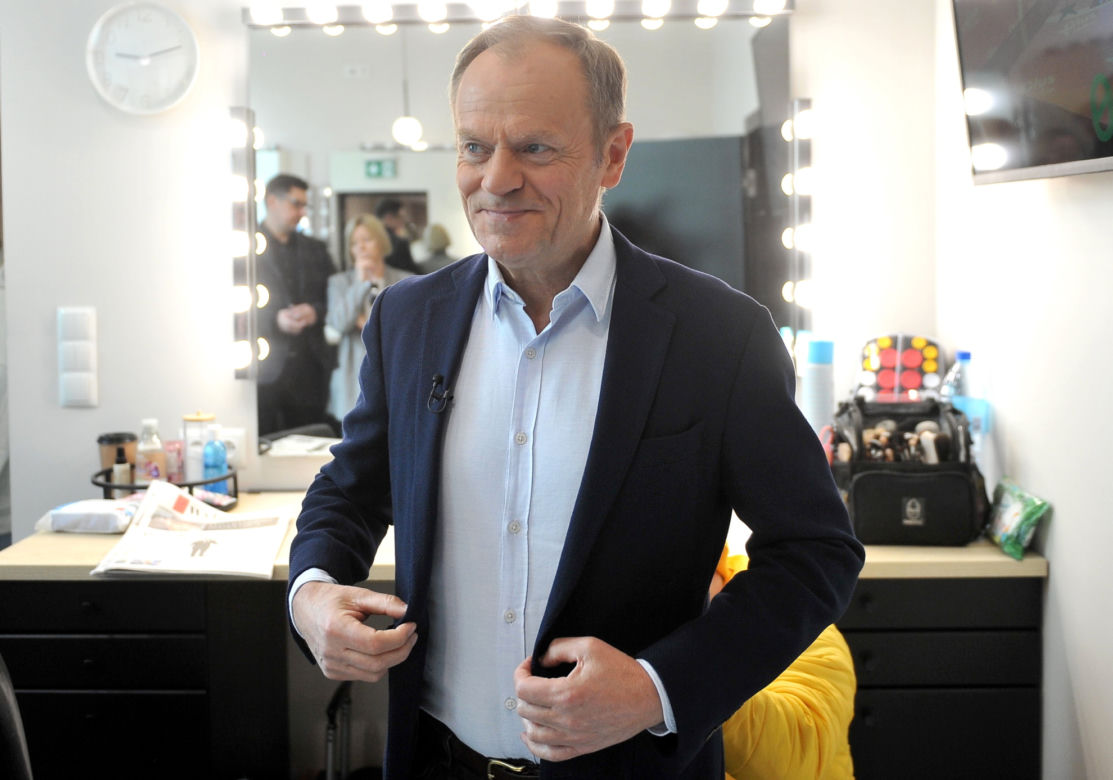 Donald Tusk u Kamili Biedrzyckiej