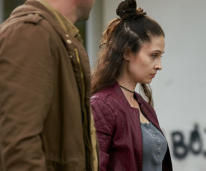 Komisarz Mama odc. 2. Jan Rybczyński (Arkadiusz Smoleński), Roma Mazur (Anna Matysiak)