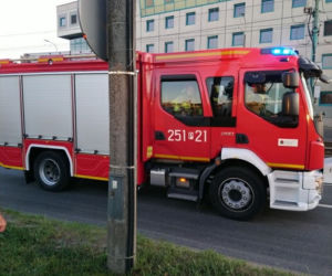 Hulajnoga elektryczna wybuchła przy ruchliwej ulicy w Poznaniu