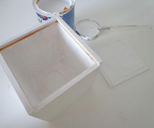 Chustecznik decoupage