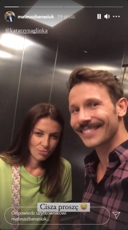 Barwy szczęścia. Franek (Mateusz Banasiuk), Kasia (Katarzyna Glinka)