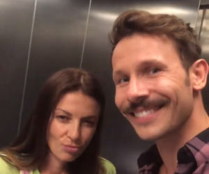 Barwy szczęścia. Franek (Mateusz Banasiuk), Kasia (Katarzyna Glinka)