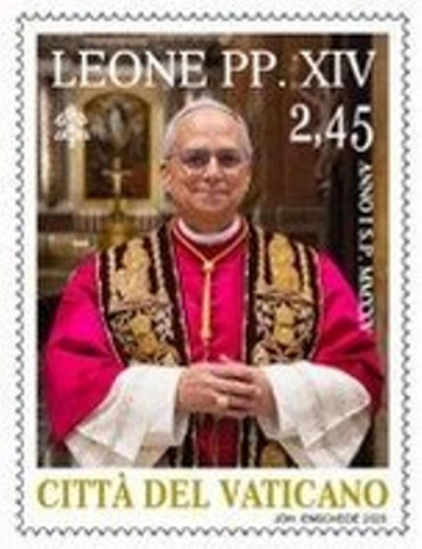 Znaczki z Papieżem.