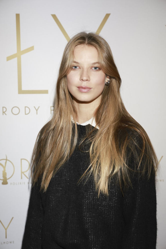 Iga Lis na pokazie filmu "Bałtyk"