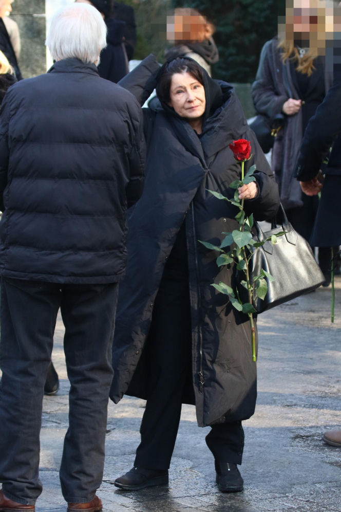 Pogrzeb Mirosława Krawczyka w Gdańsku: Aneta Zając i Mikołaj Krawczyk