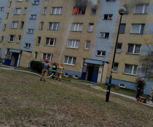 Pożar mieszkania na Kurdwanowie