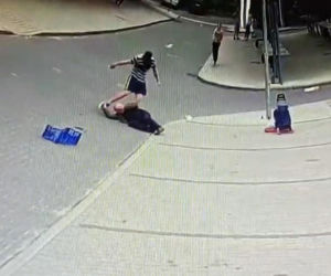 W kilkadziesiąt sekund zabił pana Franciszka. Wstrząsający film z targu w Rawie Mazowieckiej