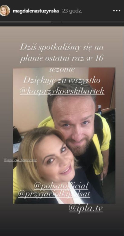 Przyjaciółki 16 sezon: Anka (Magdalena Stużyńska), Paweł Kasprzykowski)