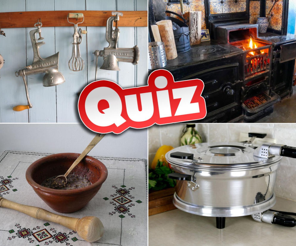QUIZ. Te sprzęty kuchenne może pamiętać Twoja babcia. Wiesz, do czego służyły?