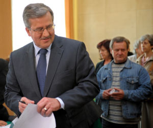Bronisław Komorowski głosował w wyborach