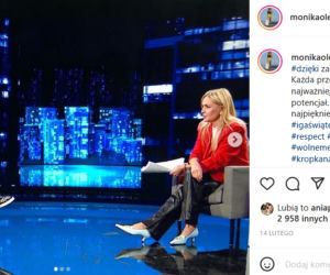 Monika Olejnik i jej dziwne buty