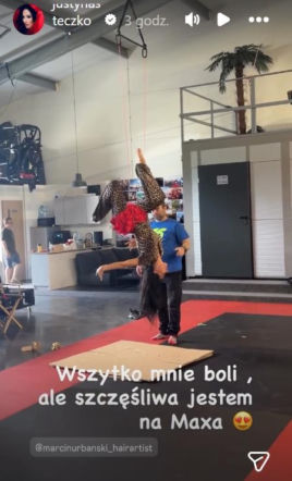 Steczkowska na próbach przed Opolem