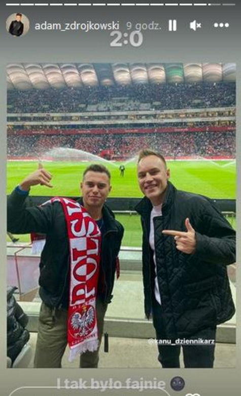  Gwiazdy oglądały klęskę Polaków z Holandią