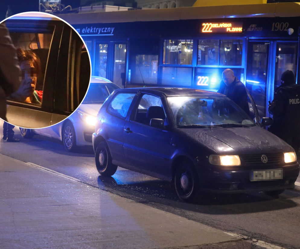 Dramatyczny pościg w centrum Warszawy