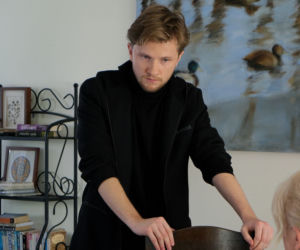 M jak miłość, odcinek 1633. Łukasz (Jakub Józefowicz), Marta (Dominika Ostałowska)