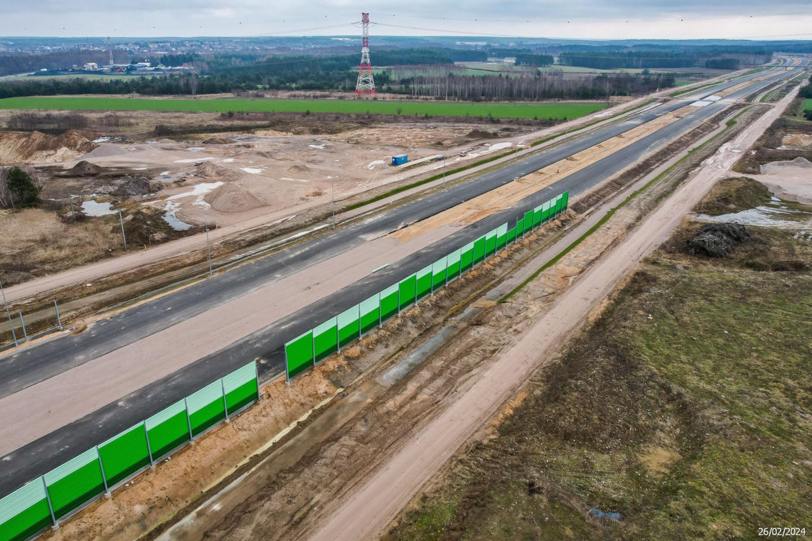 Budowa autostrady A2 Kałuszyn - Groszki