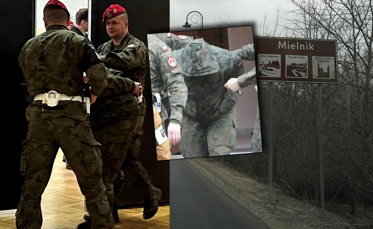 Żołnierz zatrzymany po strzelaninie w Mielniku