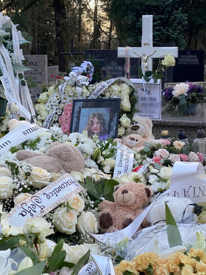 Grób zamordowanej Danusi