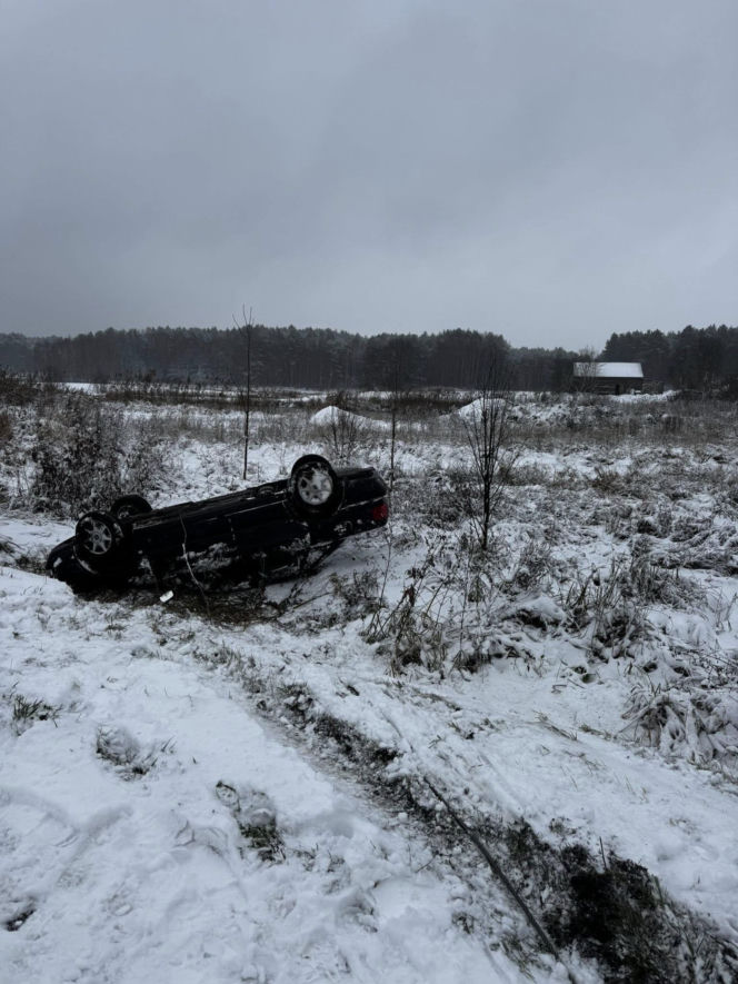 Atak zimy i wypadki na drogach regionu