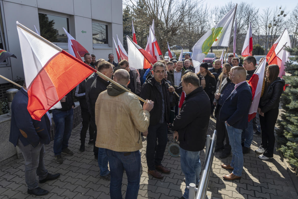 Protest rolników we Wrocławiu