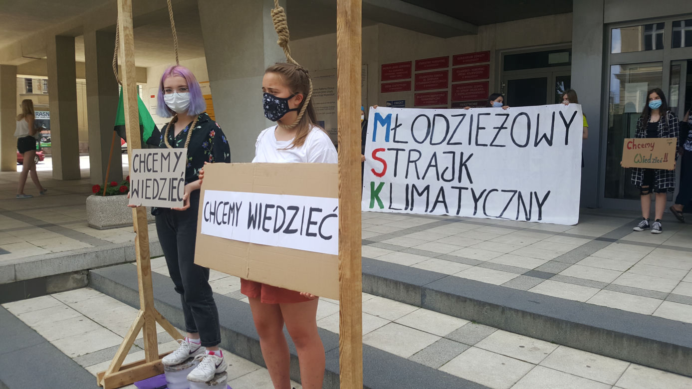 Strajk w Bydgoszczy. Młodzież wykrzyczała swoje niezadowolenie