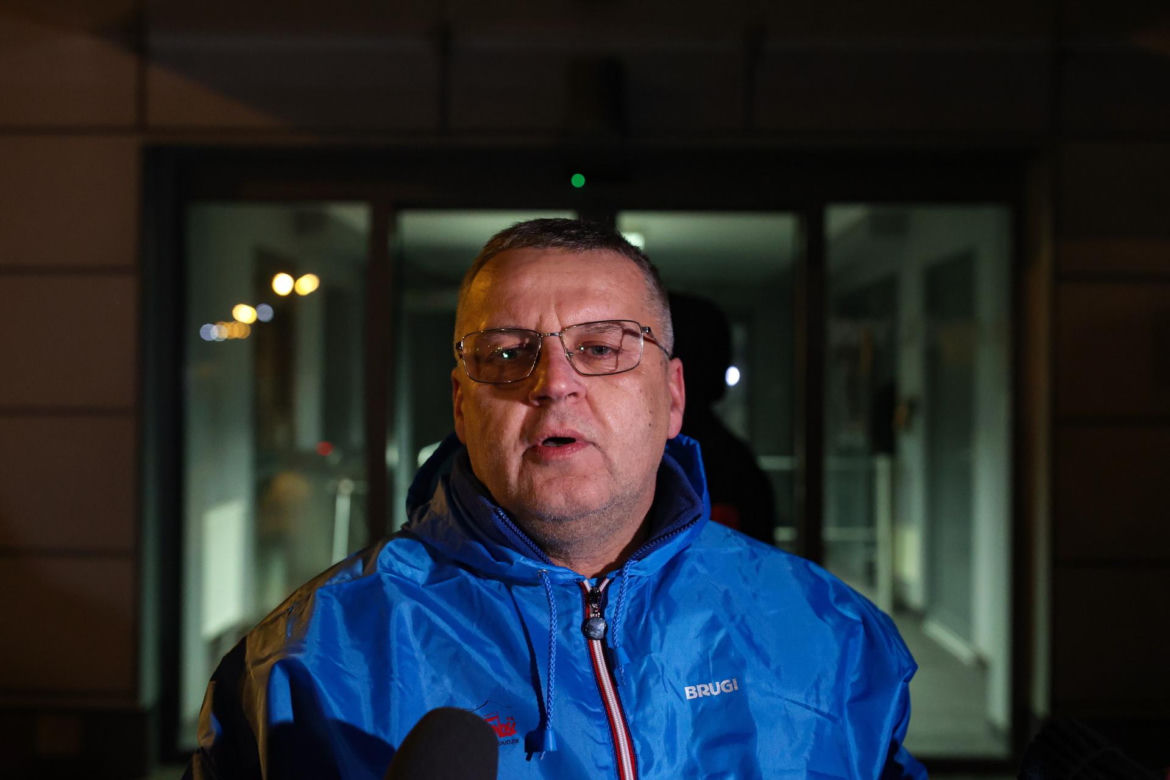 Górnicy opuszczają Kopalnię Węgla Kamiennego Silesia w Czechowicach-Dziedzicach