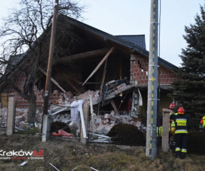 WYBUCH GAZU w Żydowie. RUNĄŁ strop domu 