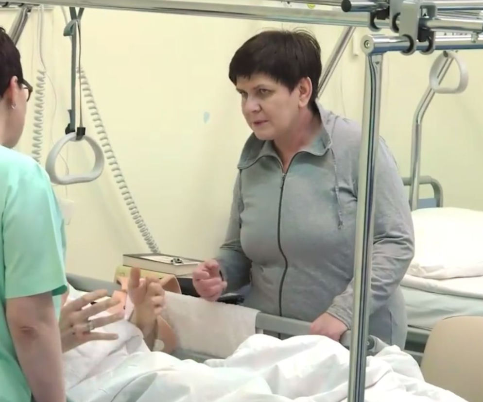 PIERWSZY film z Szydło w szpitalu