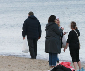 Morsy dorwały Joannę Kurowską na plaży