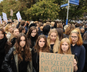 CZARNY PROTEST W WARSZAWIE.