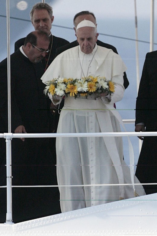 Papież Franciszek na Lampedusie