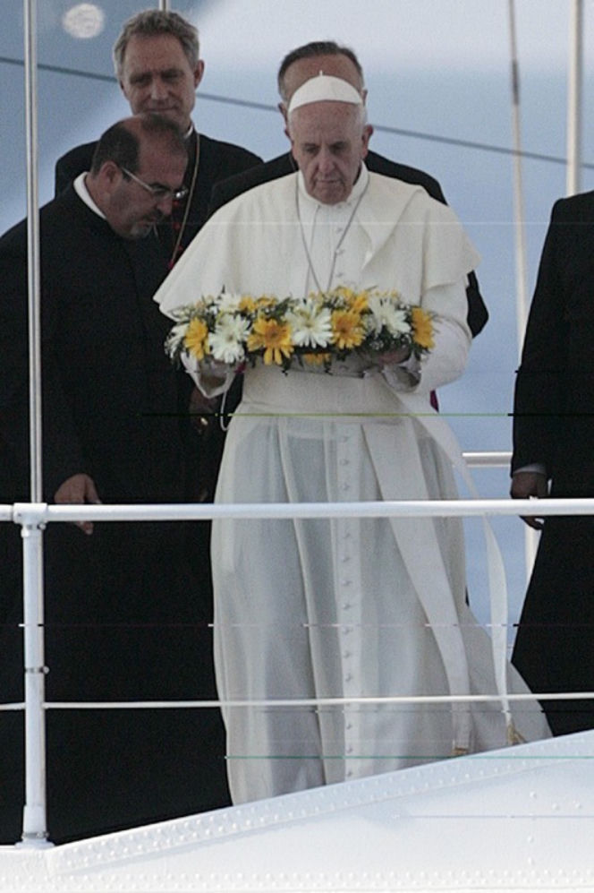 Papież Franciszek na Lampedusie