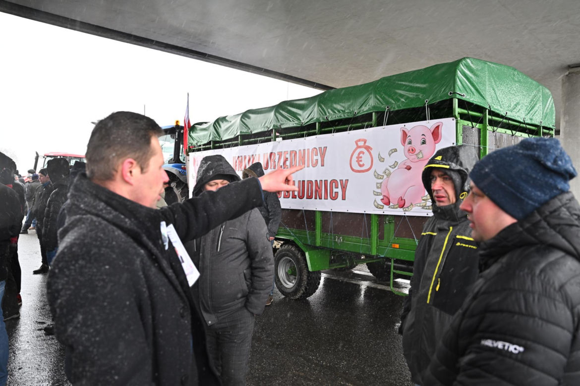 Mińsk Mazowiecki. Ogólnopolski protest rolników