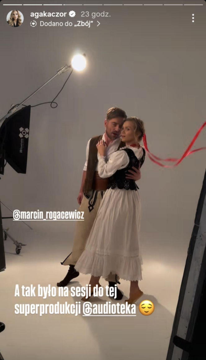 Marcin Rogacewicz i Agnieszka Kaczorowska