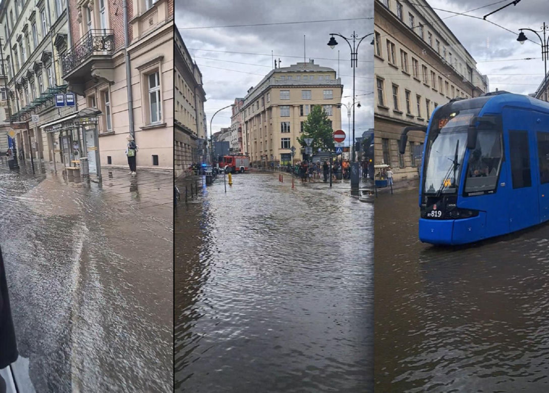 Powódź błyskawiczna w Krakowie