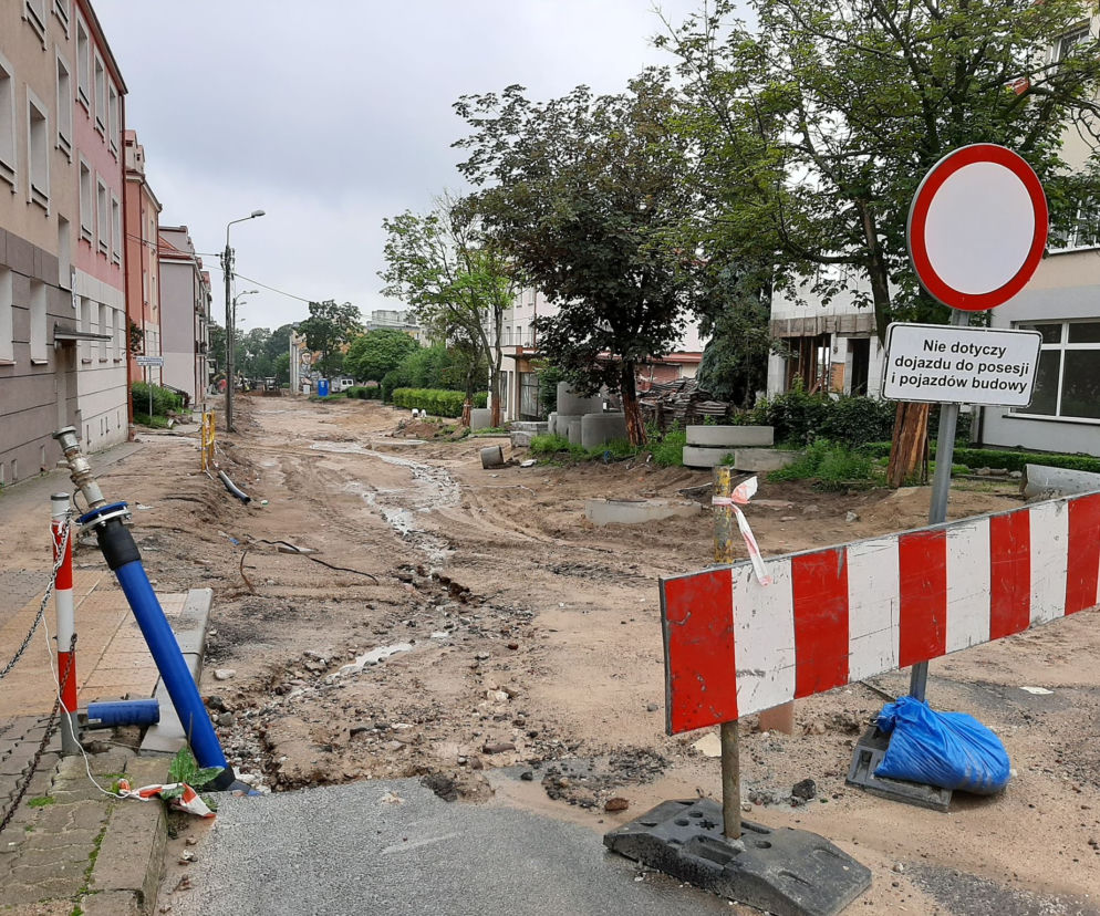 Remont ulicy Rządowej w Łomży