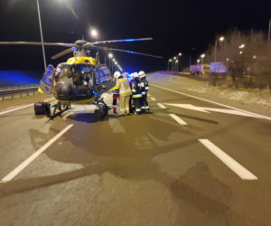 Tragiczny wypadek autokaru na autostradzie A4. Zdjęcia ratowników medycznych