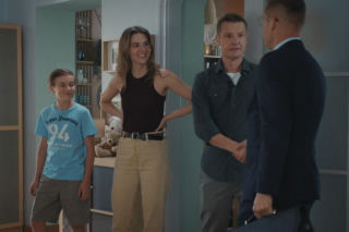 M jak miłość odc. 1897. Franka (Dominika Kachlik), Paweł (Rafał Mroczek), Piotrek (Marcin Mroczek), Misiek (Aleksander Bożyk)