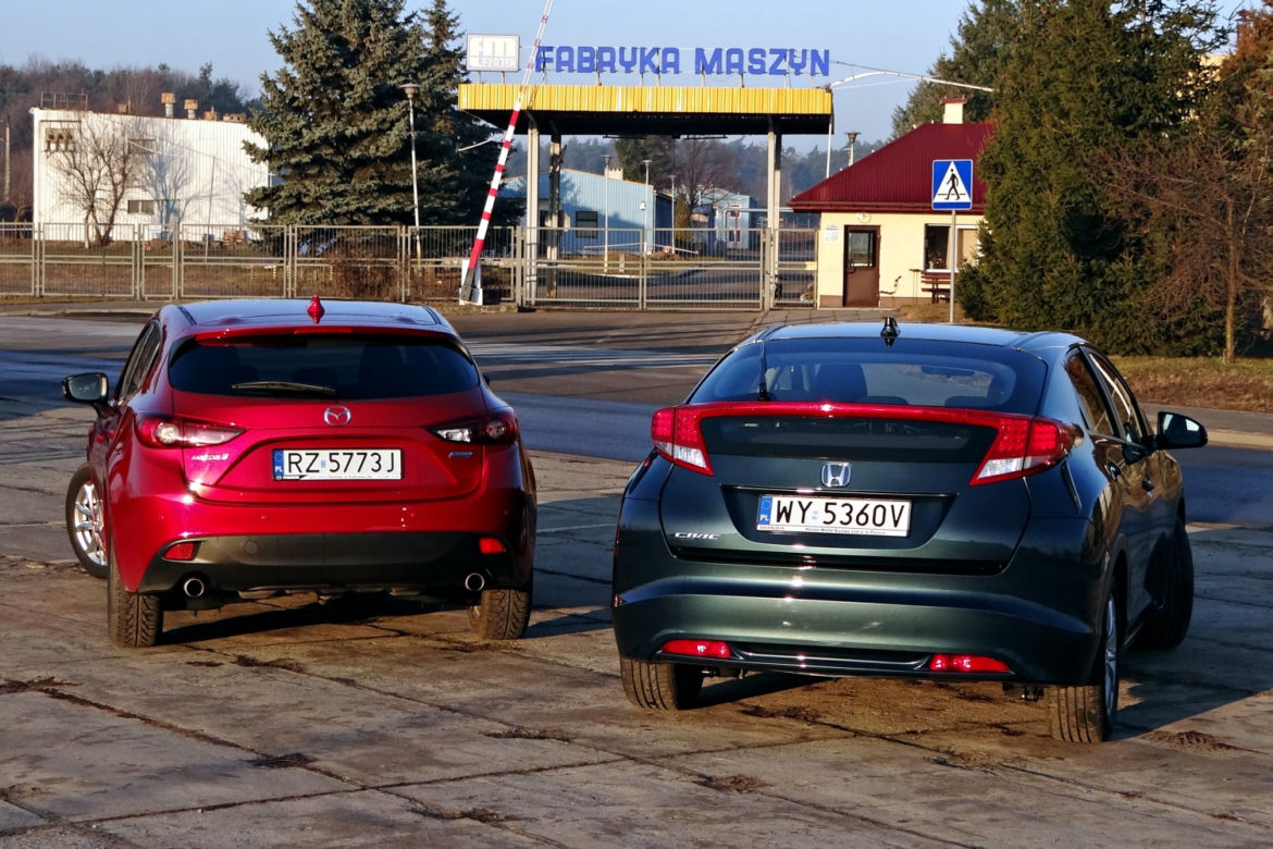 Honda Civic IX kontra nowa Mazda 3