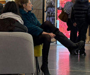 Agata Buzek na zakupach