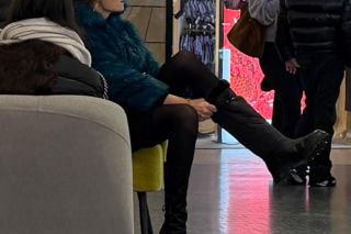 Agata Buzek na zakupach