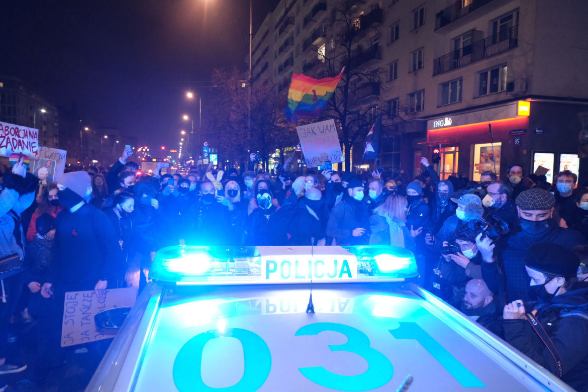 Blokada Sejmu przez Ogólnopolski Strajk Kobiet