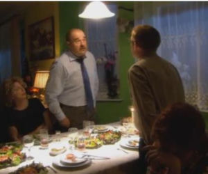 	Ranczo 8 sezon odc. 103. Halina (Violetta Arlak), senator Kozioł (Cezary Żak)